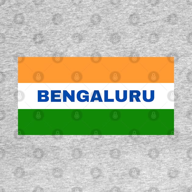 Bengaluru City in Indian Flag Colors by aybe7elf